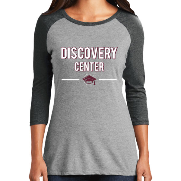 Discovery Center - Ladies Perfect Tri ™ 3/4 Sleeve Raglan - Ladies Perfect Tri ™ 3/4 Sleeve Raglan Thumbnail