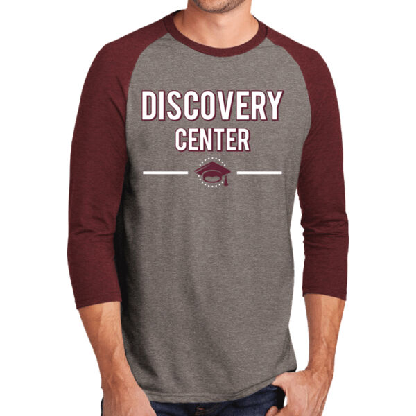 Discovery Center - Mens Perfect Tri ™ 3/4 Sleeve Raglan Thumbnail
