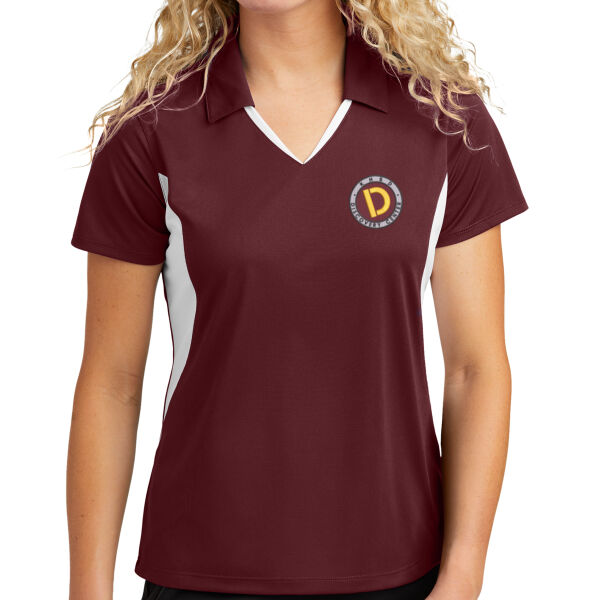 Discovery Embroidered - Ladies Side Blocked Micropique Sport Wick ® Polo Thumbnail